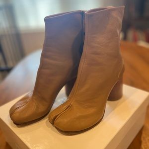 SOLD Maison Margiela Tabi Ankle Boot size 36 color nude